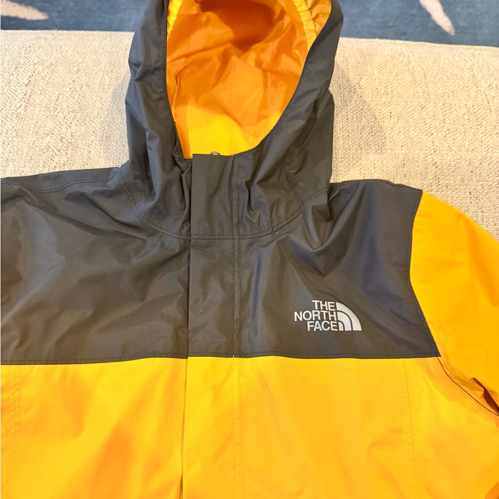 The North Face Kids Raincoat in Yellow and Gray
